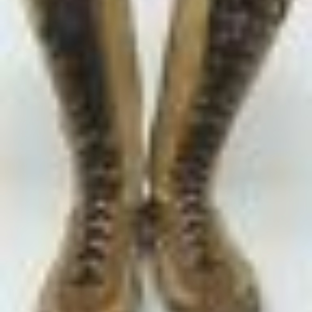 Prada Leather Shearling lined Boots 5.5